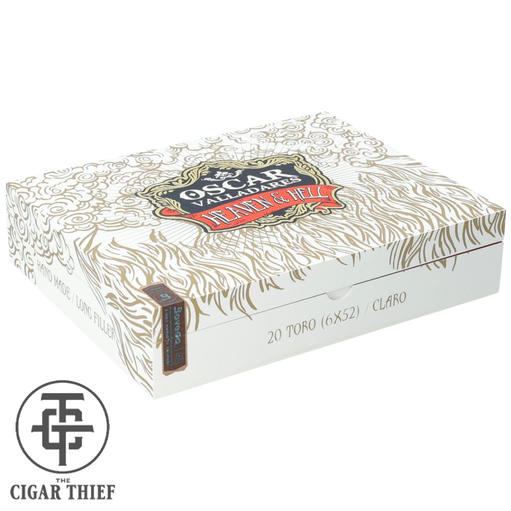 Oscar Valladares Heaven Hell Claro White Toro Box Cigar Thief